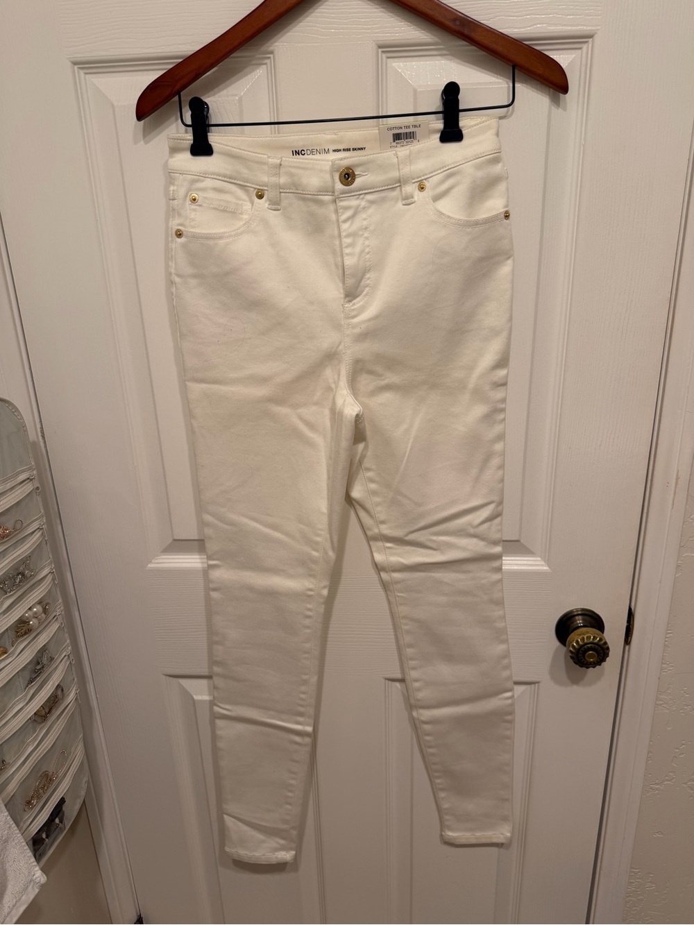INC International Concepts  Skinny Jeans Size 27 (4)